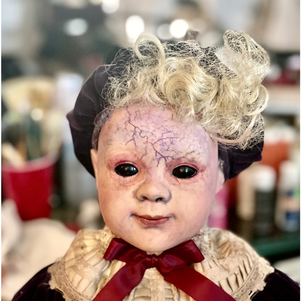 Spooky Haunted Creepy Halloween Boy Doll - Picture 4 of 7